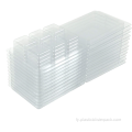 6 Cavity Clear Wax Melt Mold Plastic Box